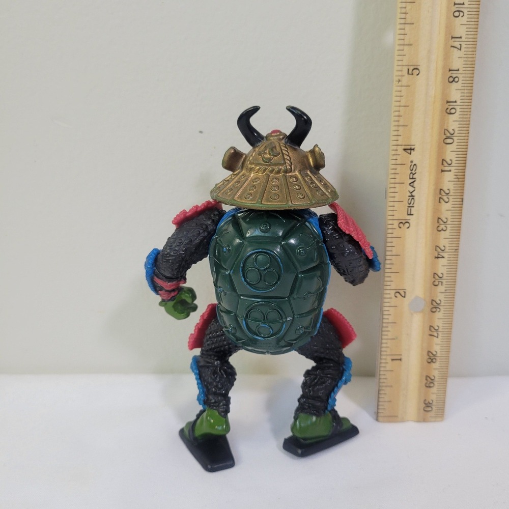 Vintage 1992 TMNT Sewer Samurai Leonardo Action Figure Playmates Toys - Picture 2 of 2